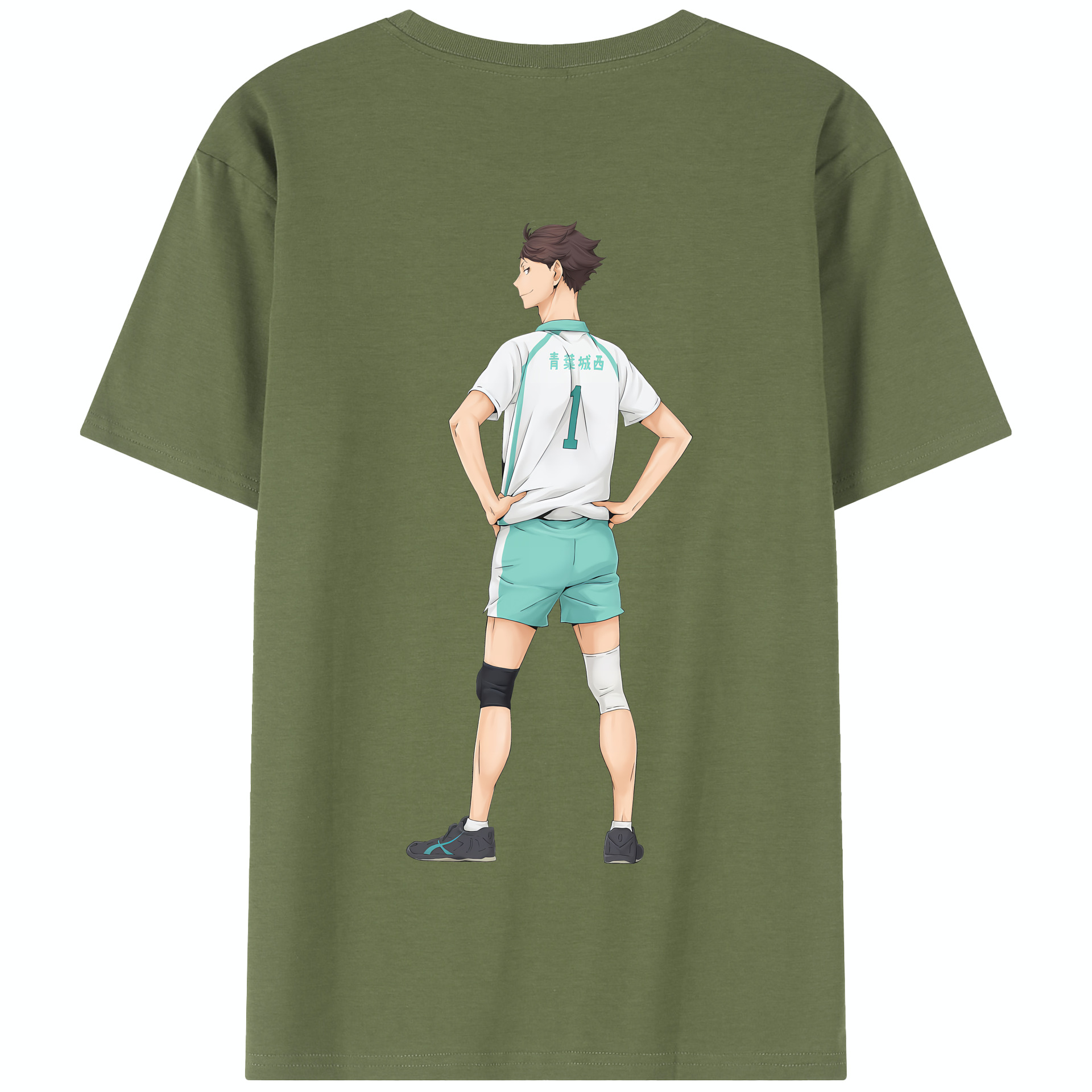 （画像用） ハイキュー!! Haikyu!! 綿100％半袖Tシャツ（背面プリント）
